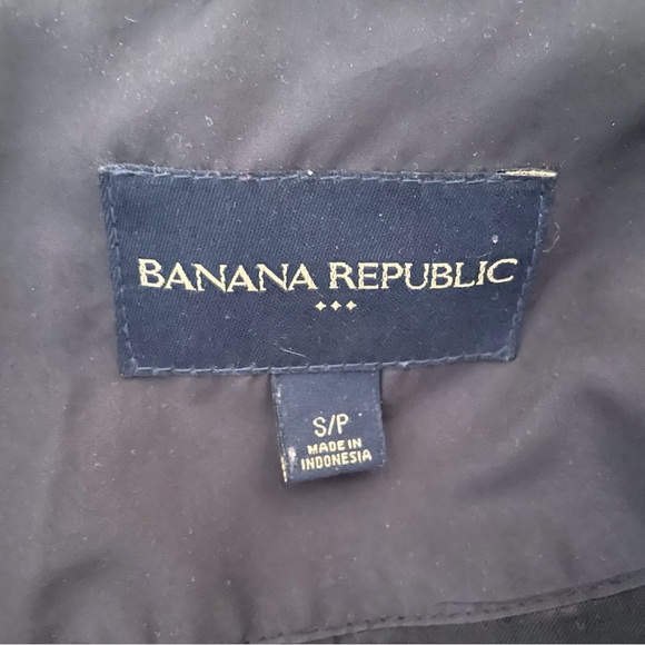 Banana Republic / EUC Light Puffer Jacket in Black Sz S - Picture 5 of 7